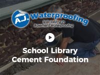 School Library Cement Foundation