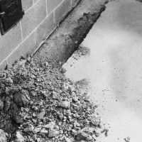 French Drain Before 1