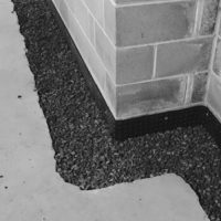 French Drain Before 2