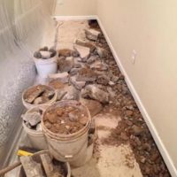 French Drain Installation 2