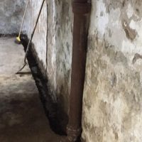 French Drain Before 4