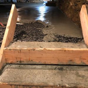 Staircase Waterproofing Before 1